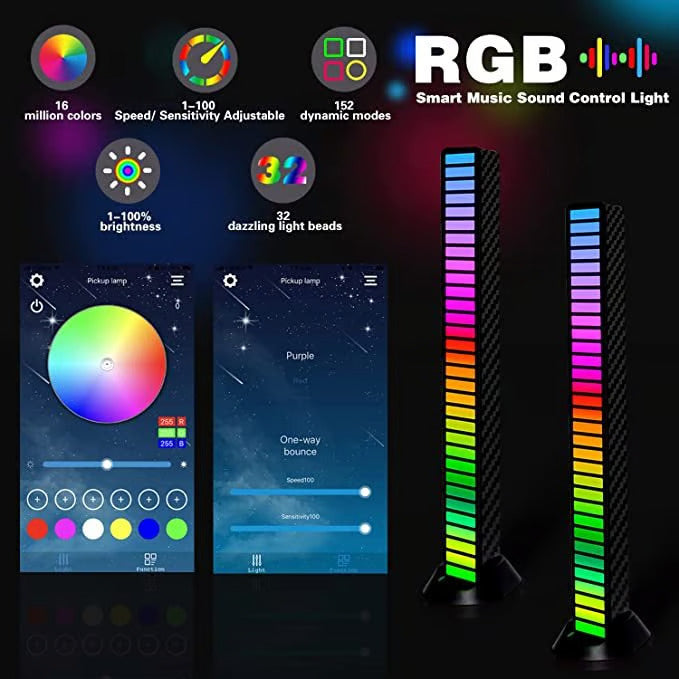 Smart RGB Rhythm Light Sound Bar