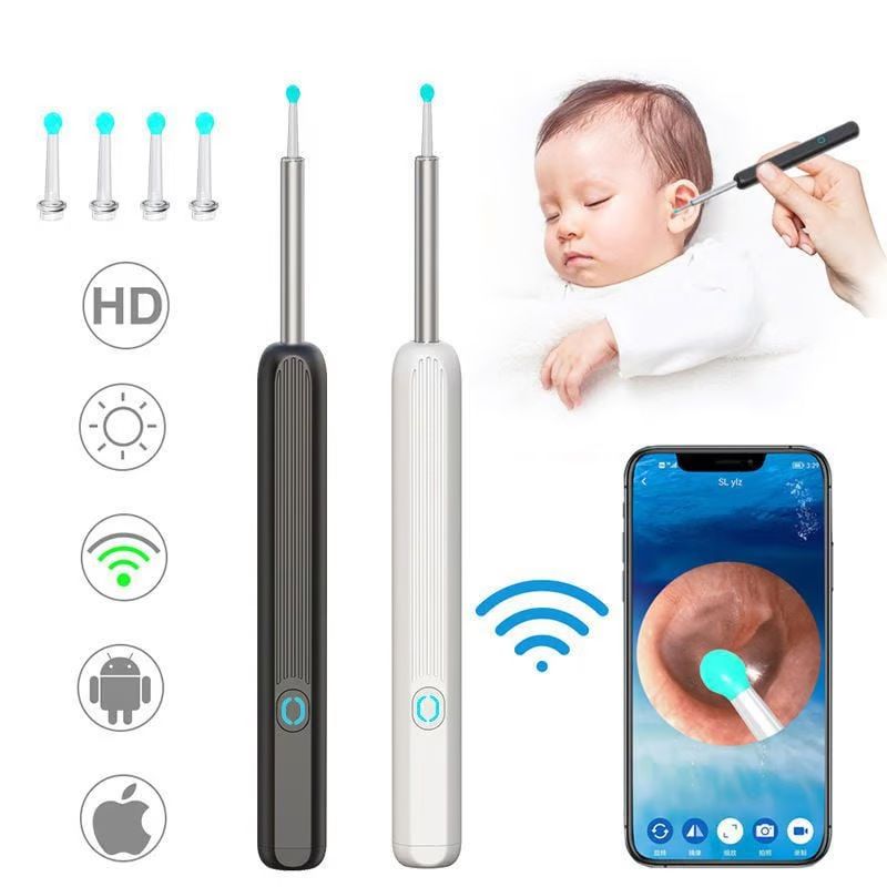 HD Wireless Ear Wax Cleaner Kit with Camera