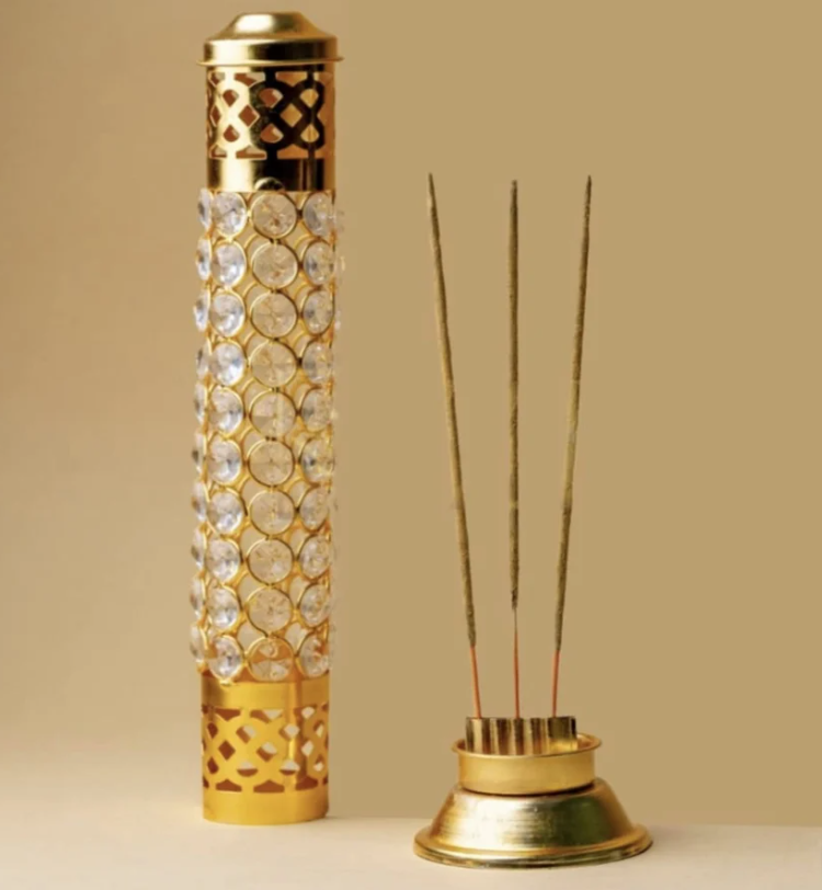 CrystalGuard Agarbatti Stand (Incense Holder)