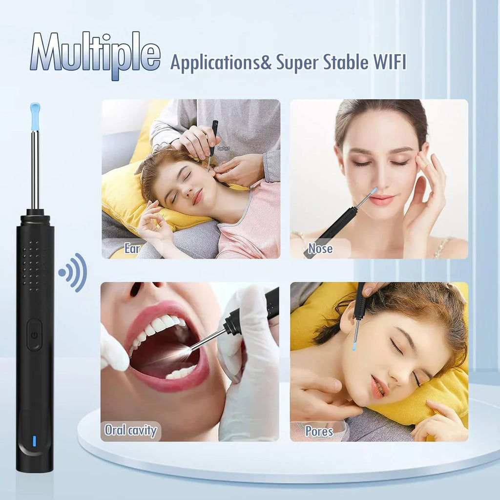 HD Wireless Ear Wax Cleaner Kit with Camera