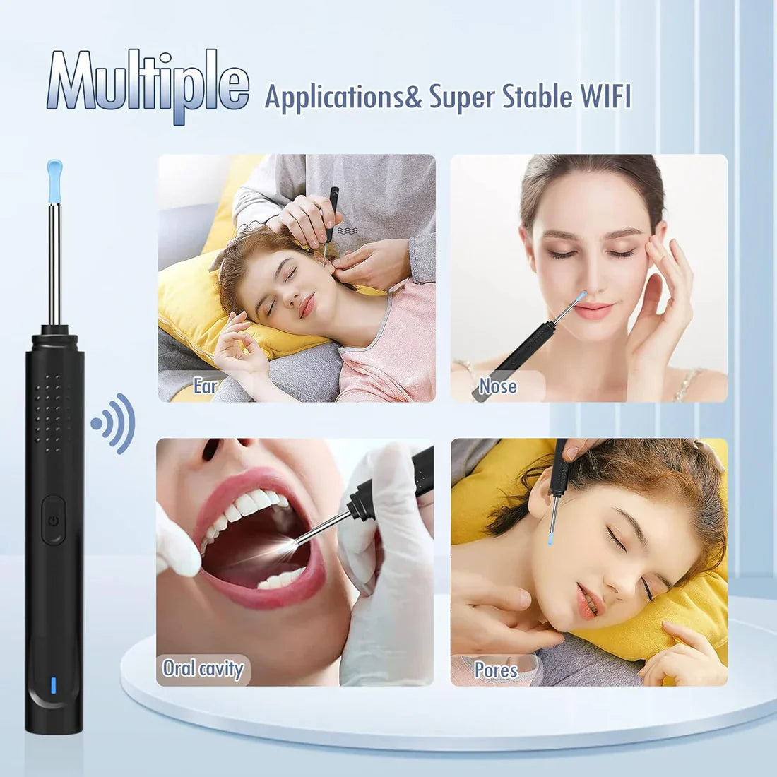 HD Wireless Ear Wax Cleaner Kit with Camera