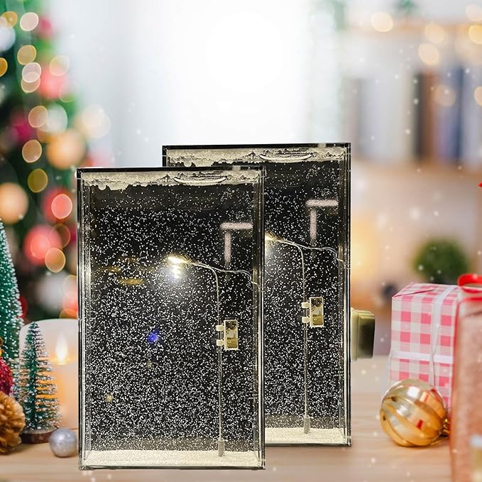 DIY Snowy Street LED Lamp