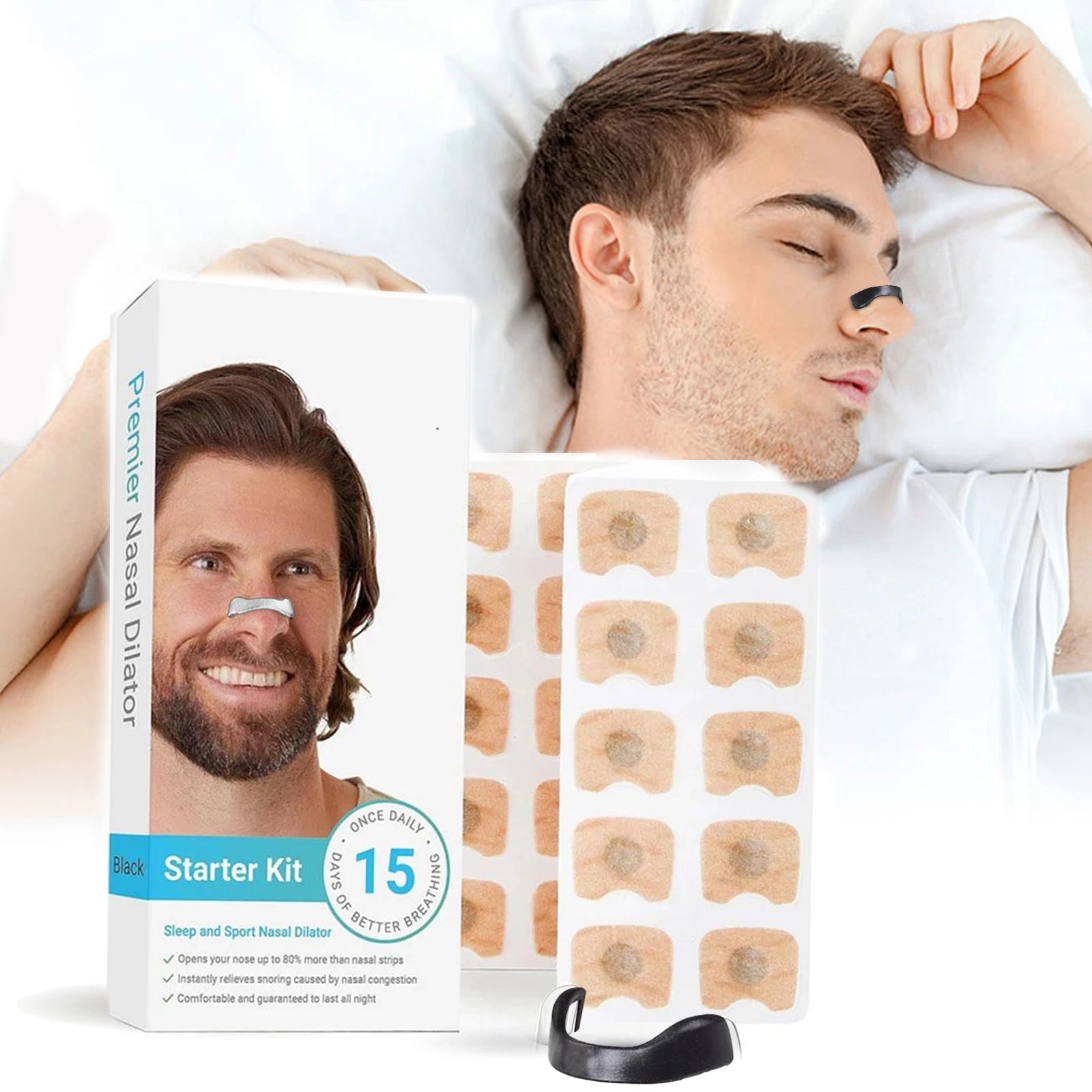Magnetic Breathing Nasal Strip For Easy Breathing