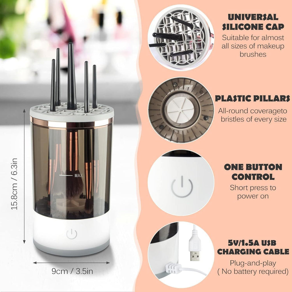 2 In 1 Makeup Brush Cleaner Machine