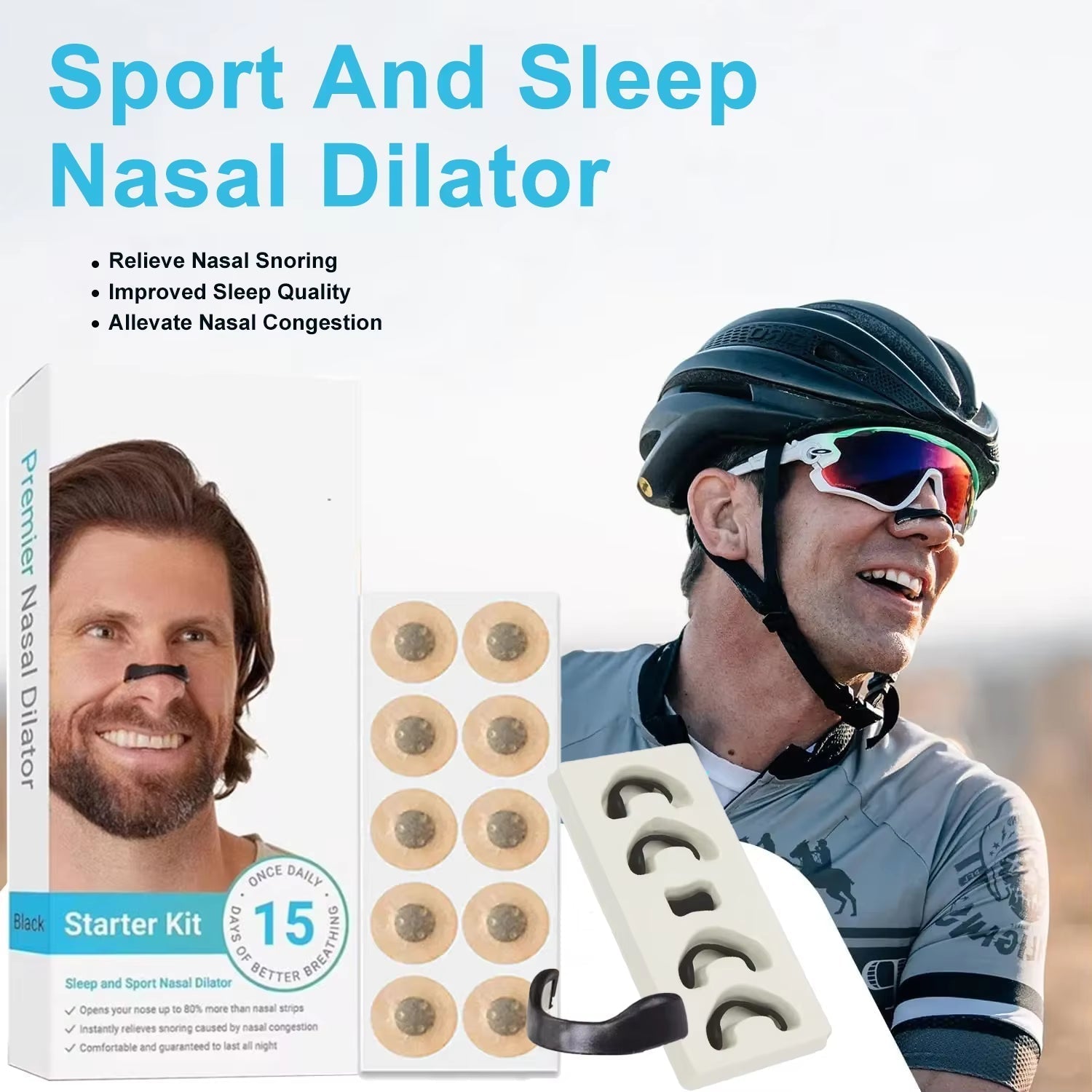 Magnetic Breathing Nasal Strip For Easy Breathing