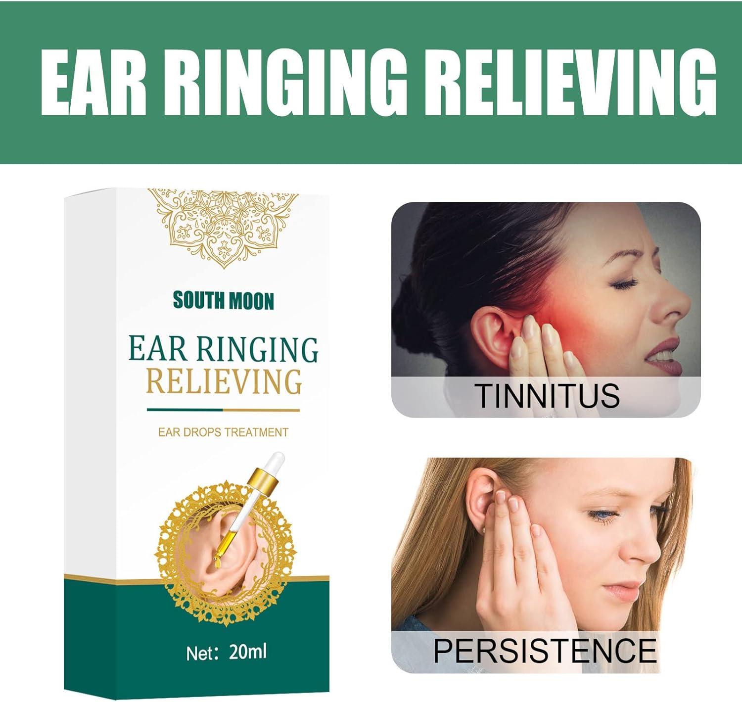Ear Ringing Relieving Drops - (Buy 1 Get 1 FREE🔥🔥)