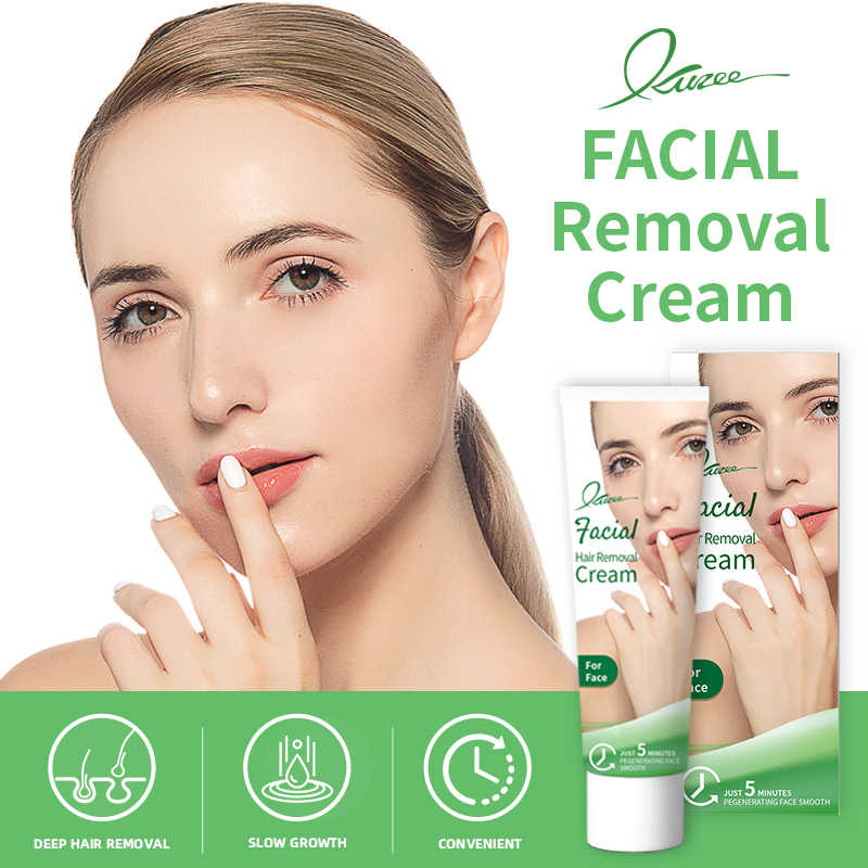Painless Facial Hair Removal Cream- Instant Glow, Zero Ouch!