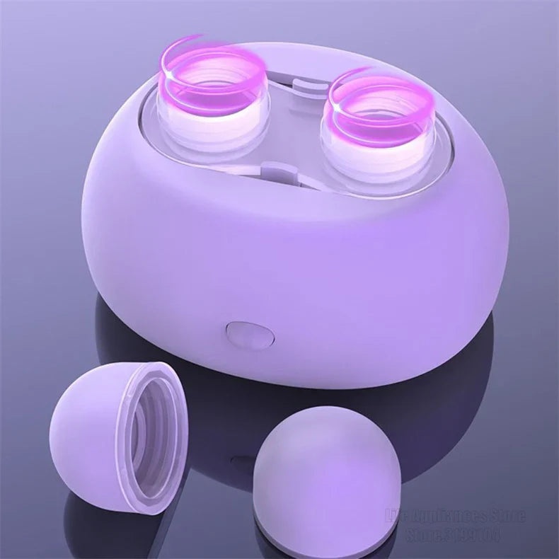 Ultrasonic Contact Lens Cleaner and Storage Case