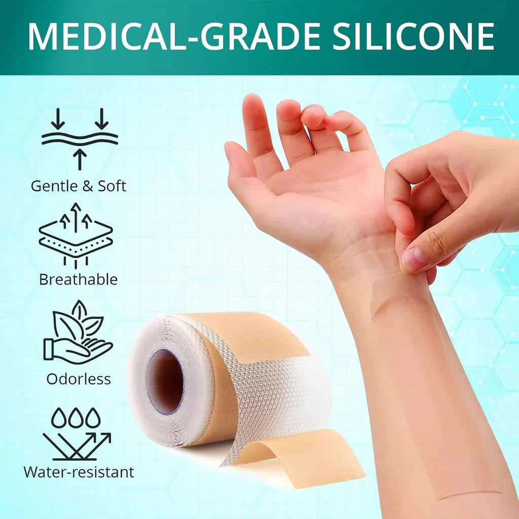 Silicone Scar Remover Tape for Acne & Wrinkles