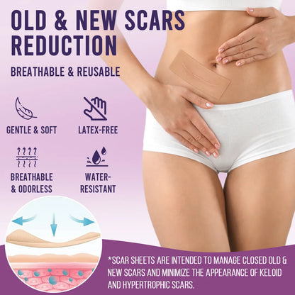 Silicone Scar Remover Tape for Acne & Wrinkles