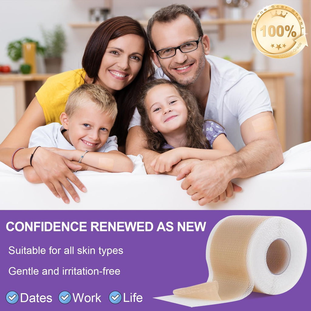 Silicone Scar Remover Tape for Acne & Wrinkles