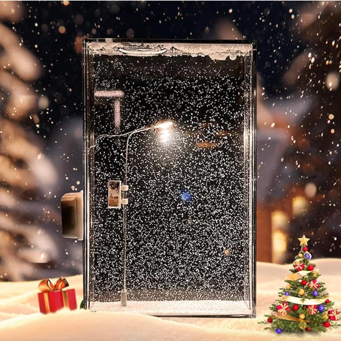 DIY Snowy Street LED Lamp