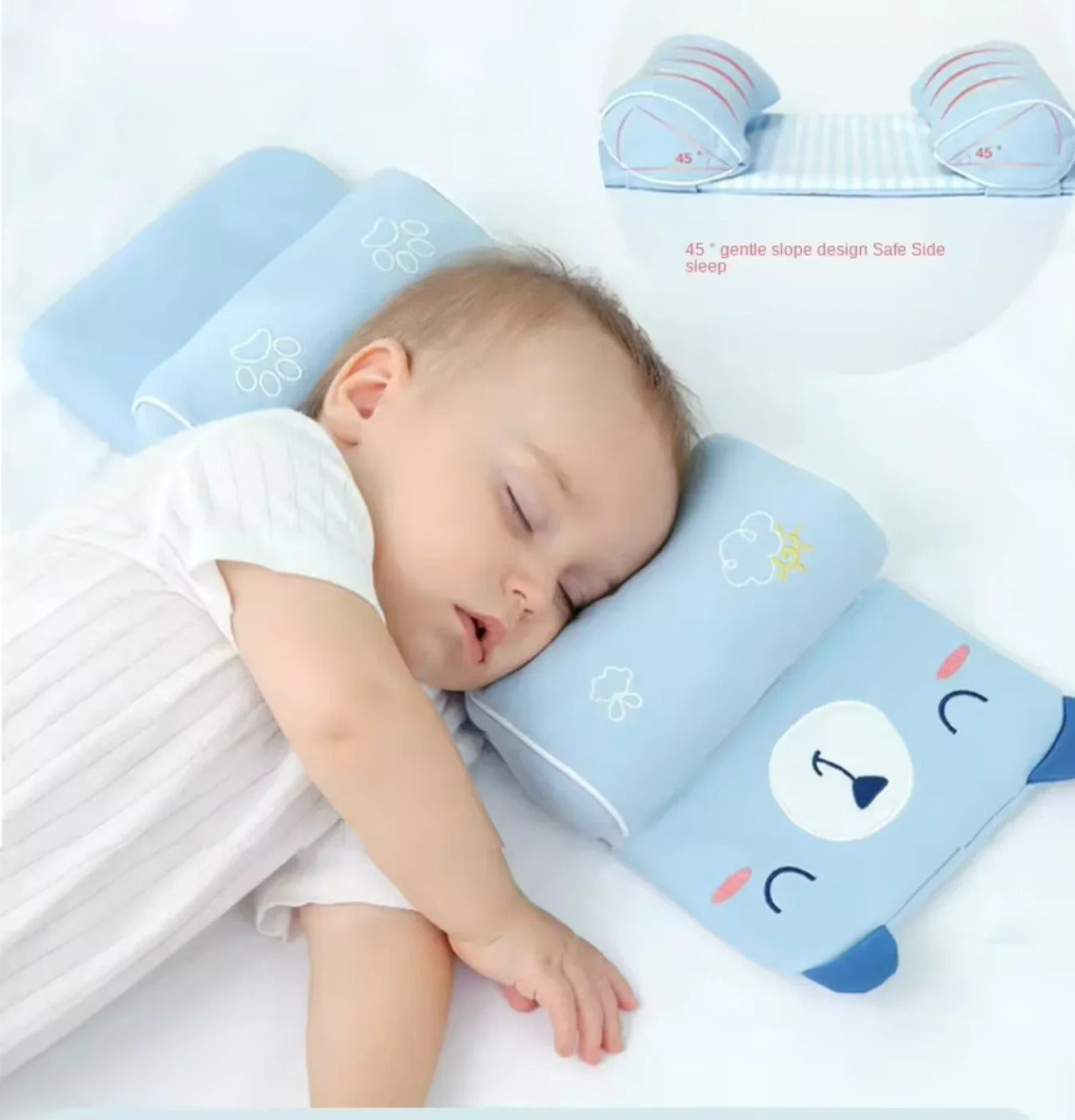 SleepGuard™ Anti-Twist Infant Head Support Pillow