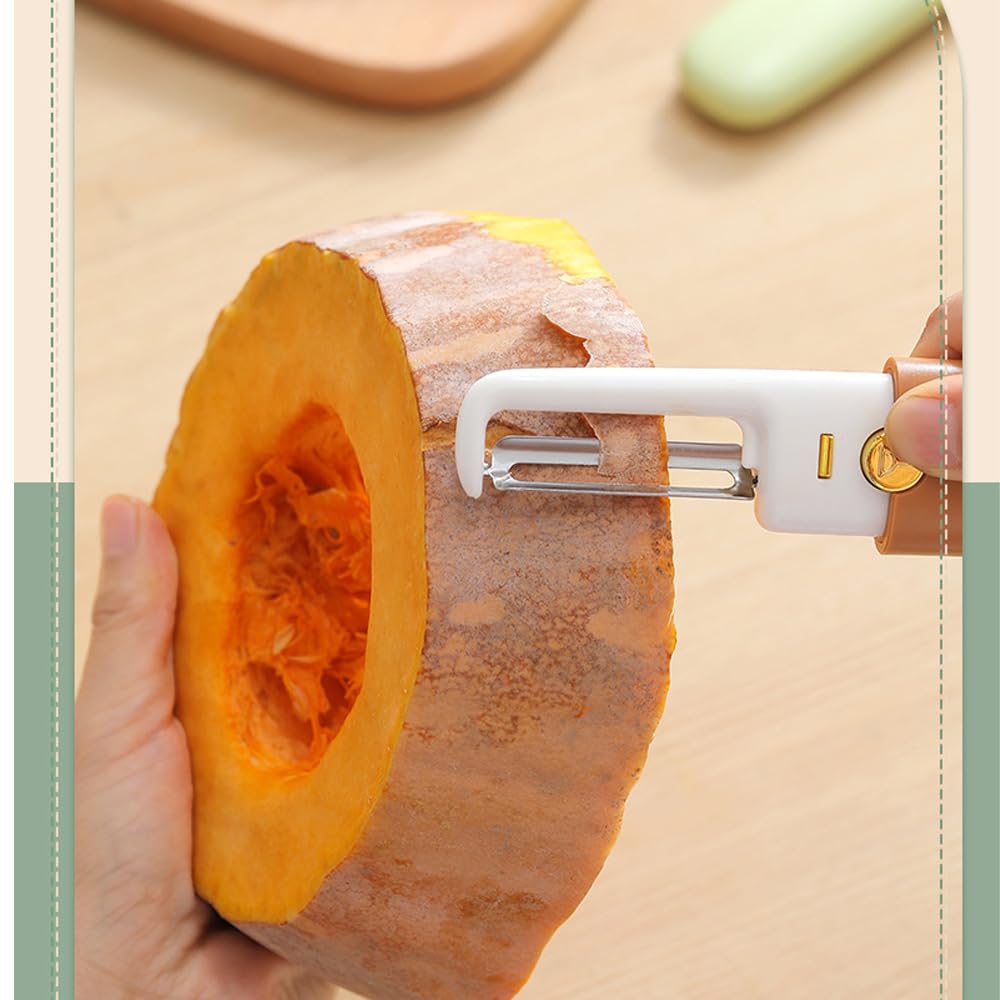 2-in-1 Fruit-Vegetable Knife & Peeler