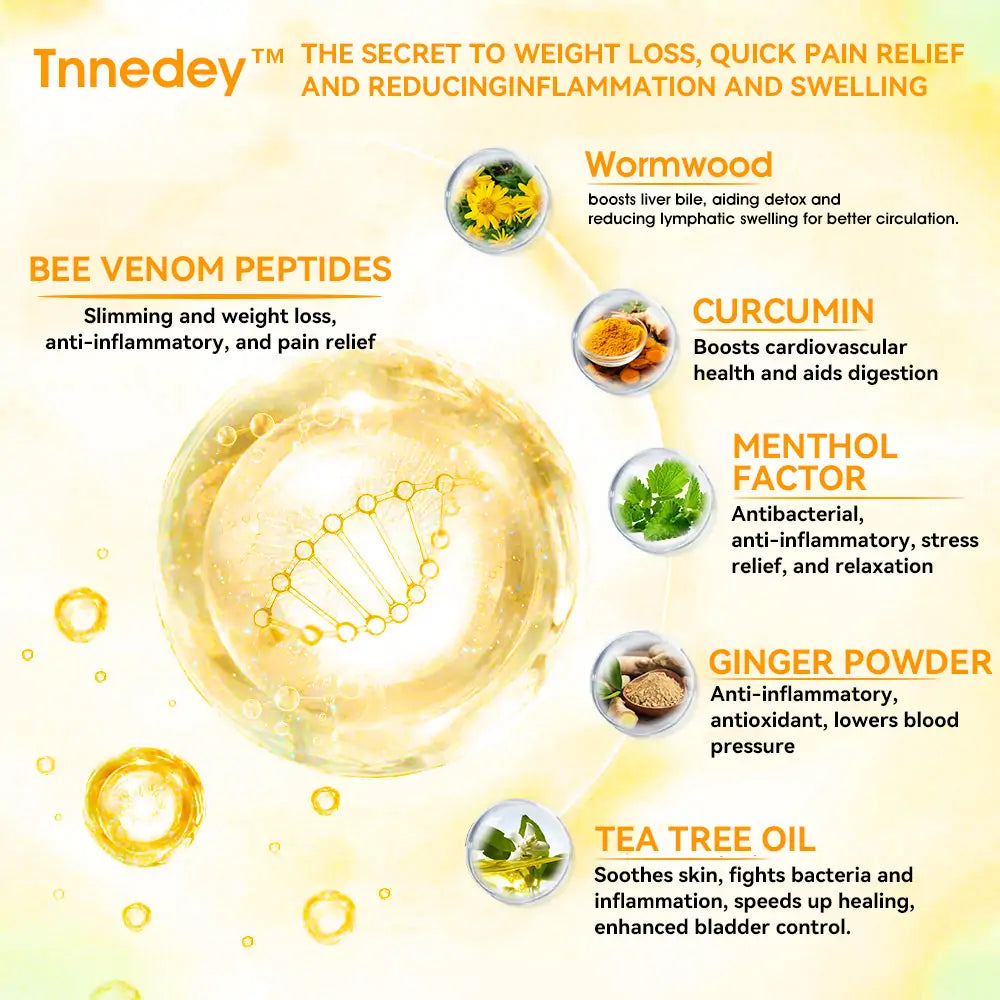 Bee Venom Lymphatic Drainage & Slimming Foot Patches 🌿👣 – Buy 1 Get 1 Free!