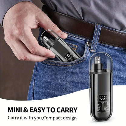 Electric Ear & Nose Hair Trimmer | Digital Display