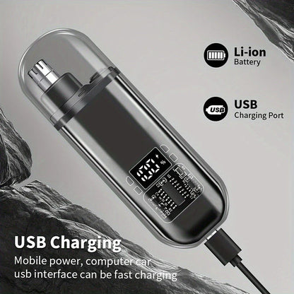 Electric Ear & Nose Hair Trimmer | Digital Display