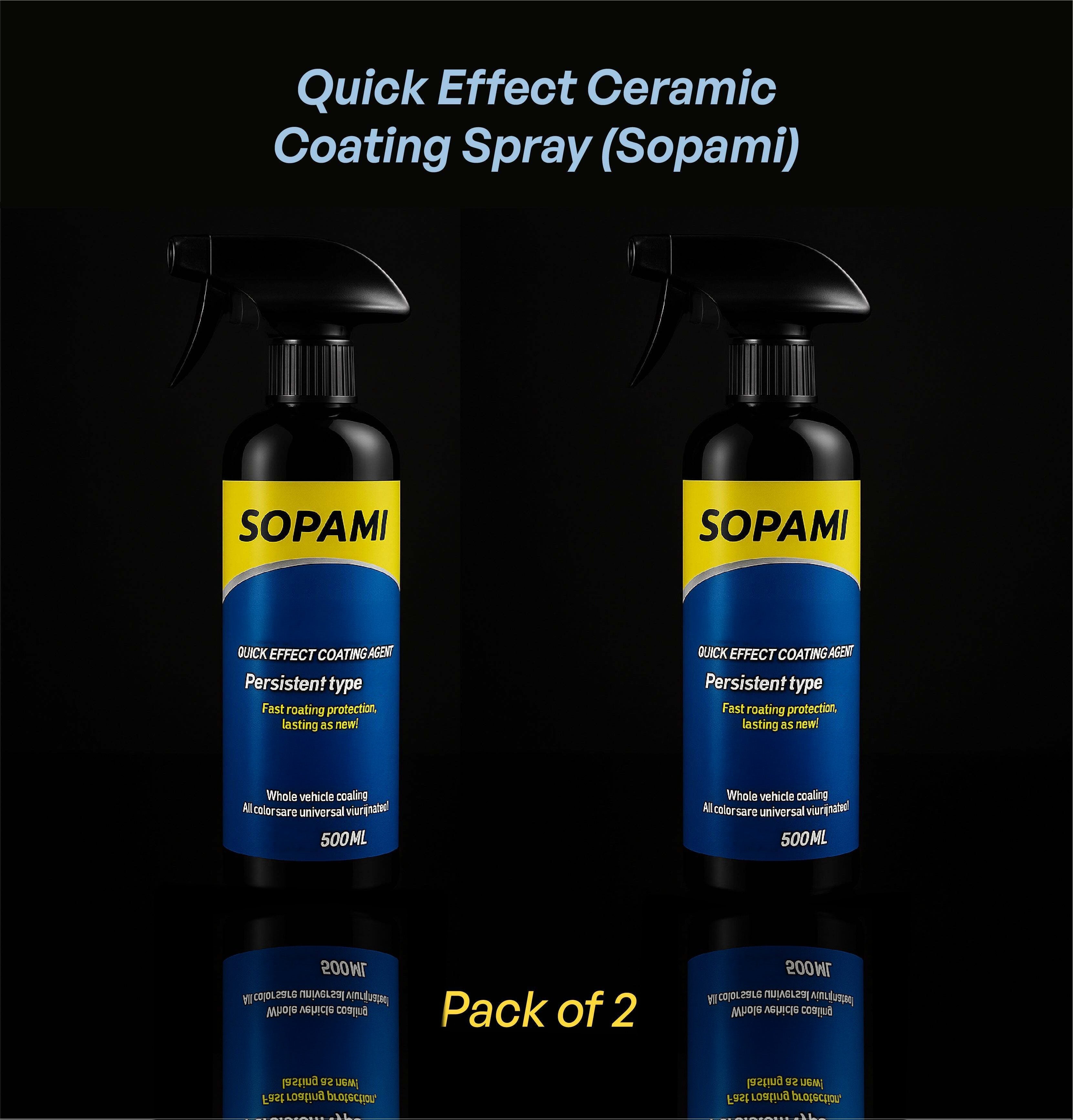 Sopami Quick Effect Ceramic Coating Spray (Pack of 2)